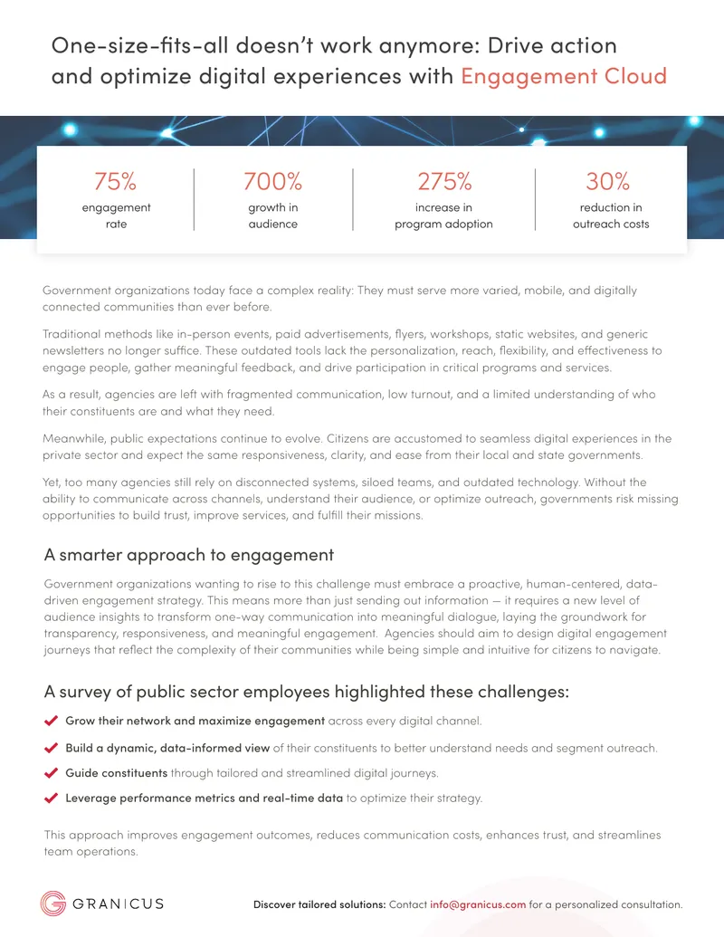 Digital Engagement Strategies for Government Organizations