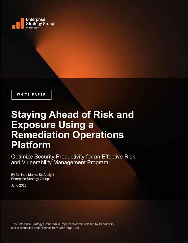Staying Ahead of Risk and Exposure Using a Remediation Operations Platform