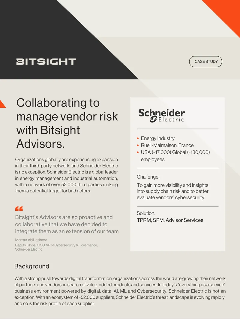 Third-Party Cyber Risk Management Case Study