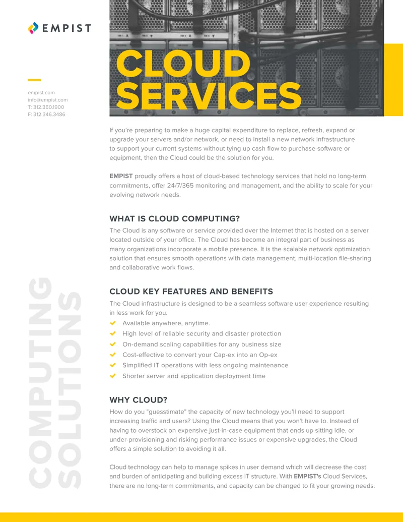 Cloud Computing Solutions Overview