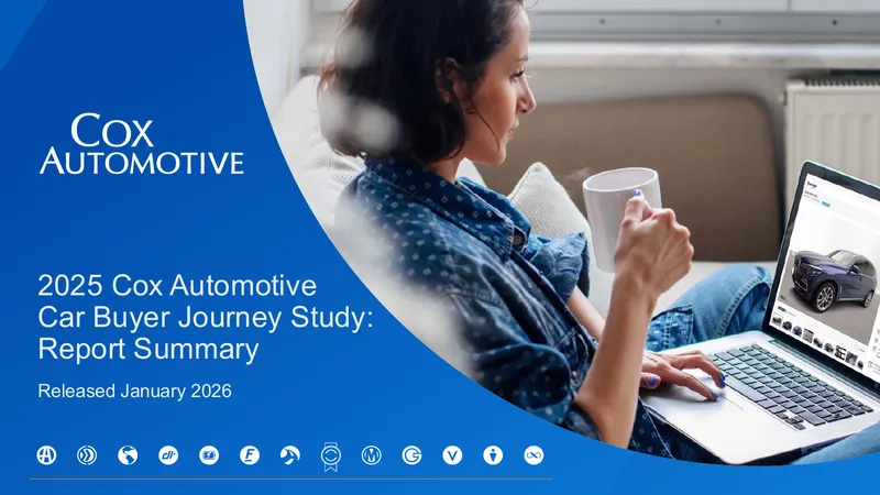 Cox Automotive Car Buyer Journey Study 2025