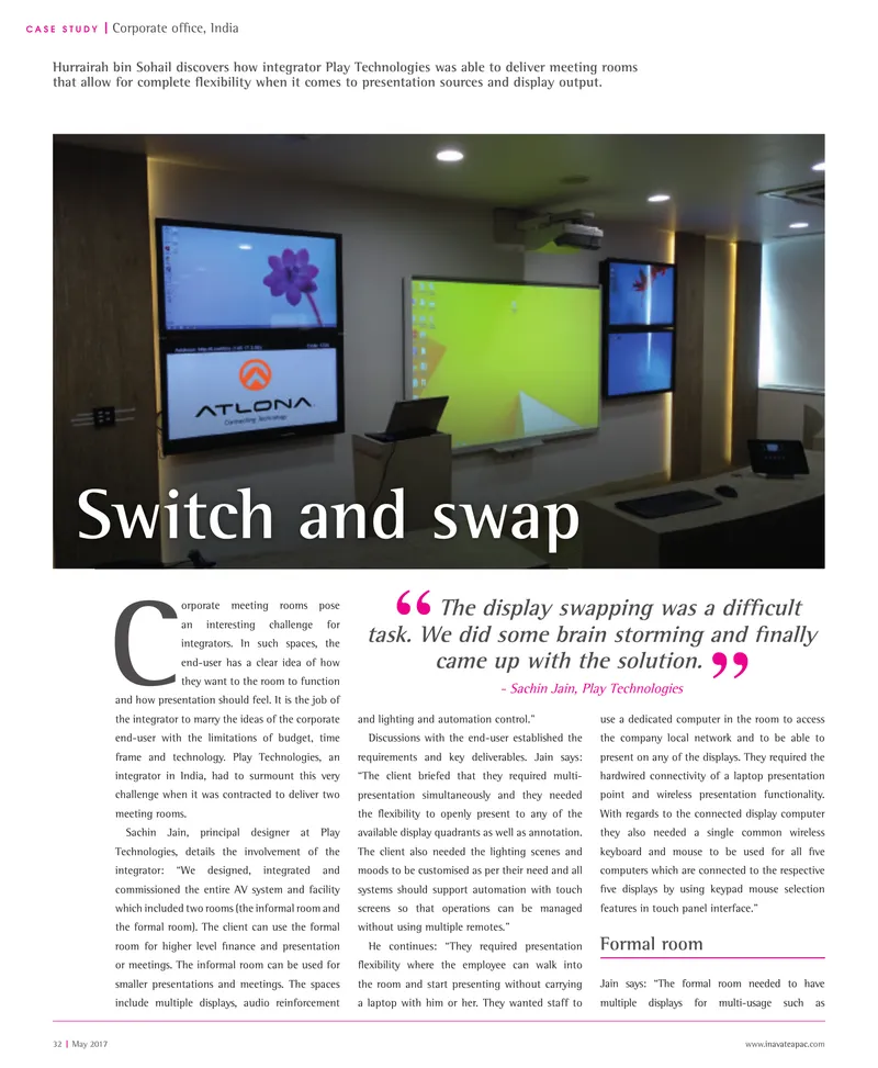 AV System Integration for Corporate Meeting Rooms