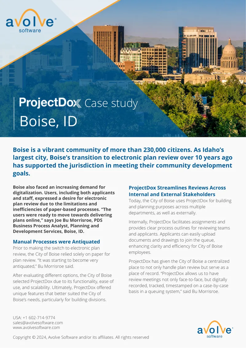 ProjectDox Implementation Case Study in Boise