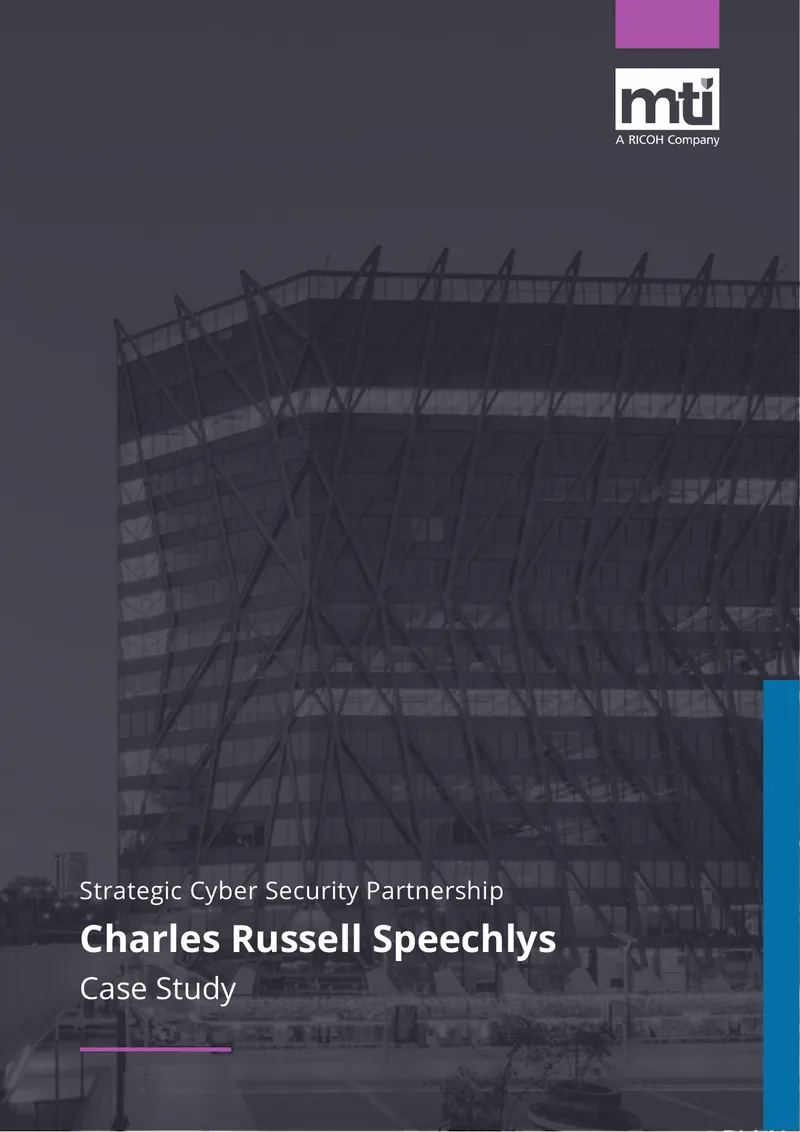Strategic Cyber Security Partnership Case Study