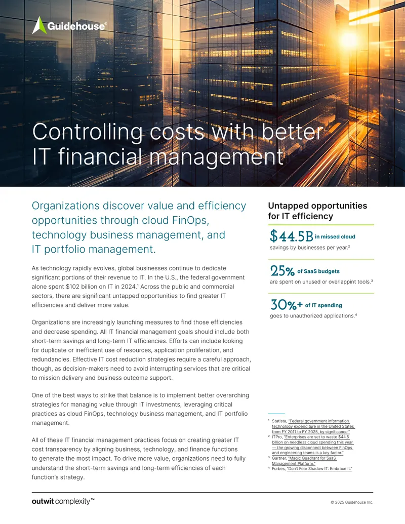 IT Financial Management Cost Reduction Strategies