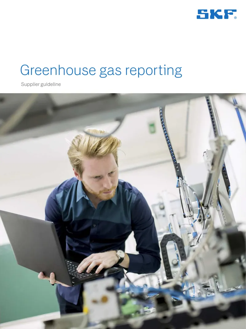 Greenhouse Gas Reporting Supplier Guideline