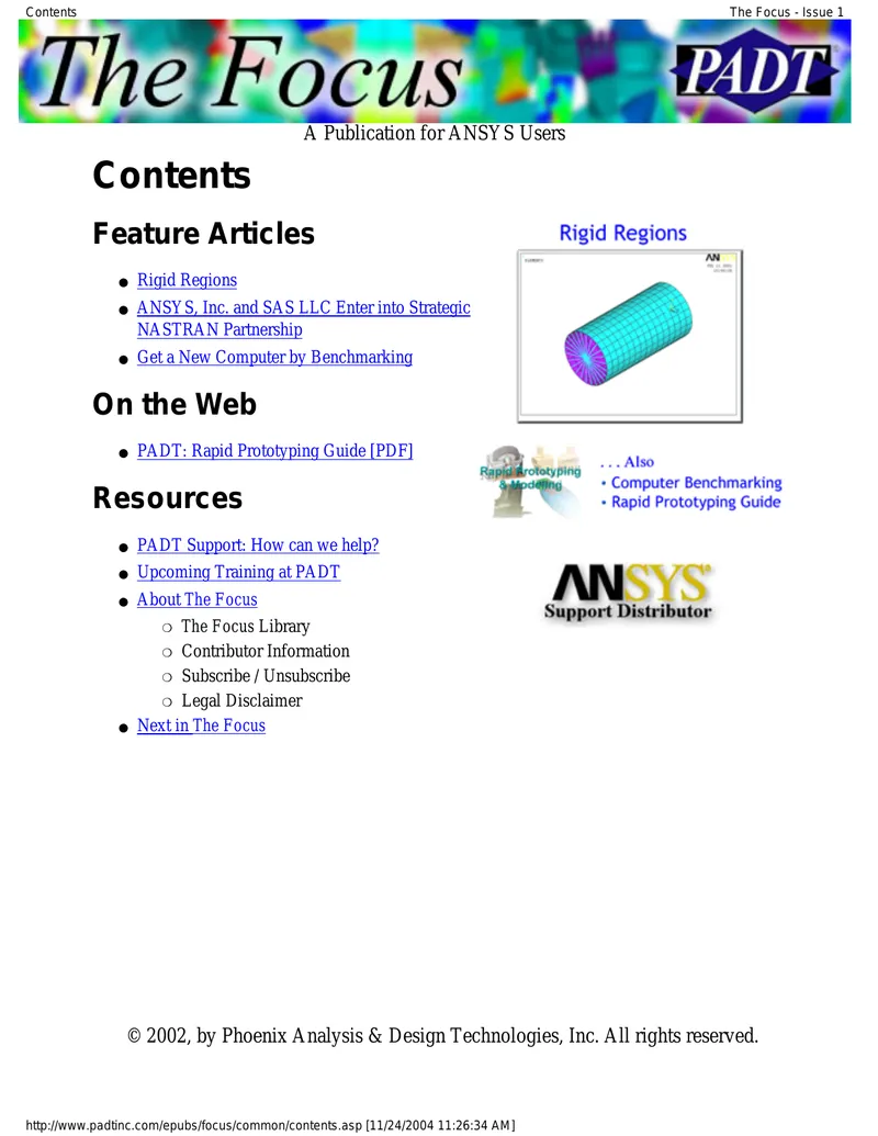 Rigid Regions in ANSYS Modeling Techniques