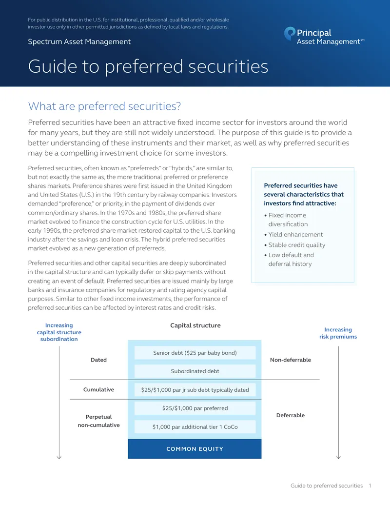 Guide to Understanding Preferred Securities
