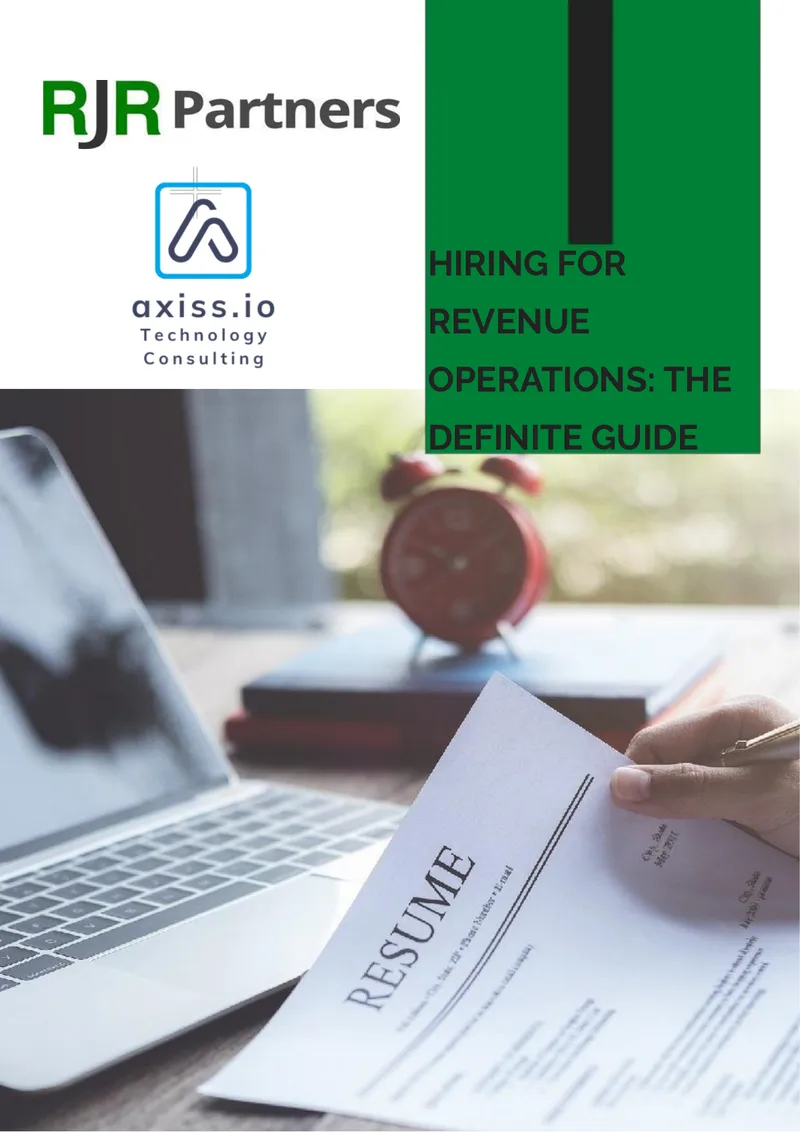 Guide to Hiring for Revenue Operations Roles