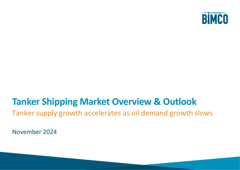 Tanker Shipping Market Overview and Outlook for 2025