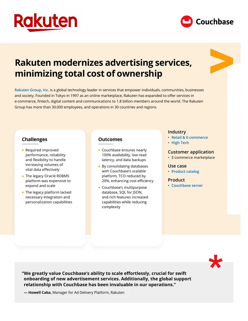 Rakuten Advertising Services Modernization Case Study