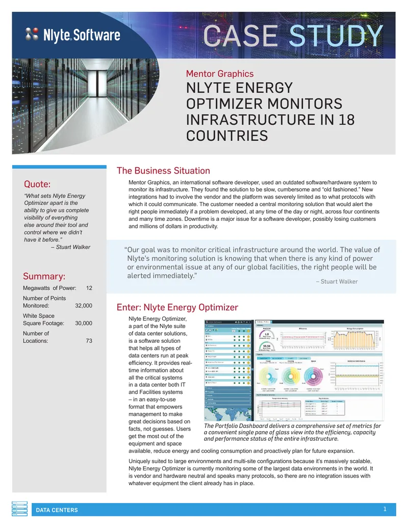 Nlyte Energy Optimizer Implementation Case Study