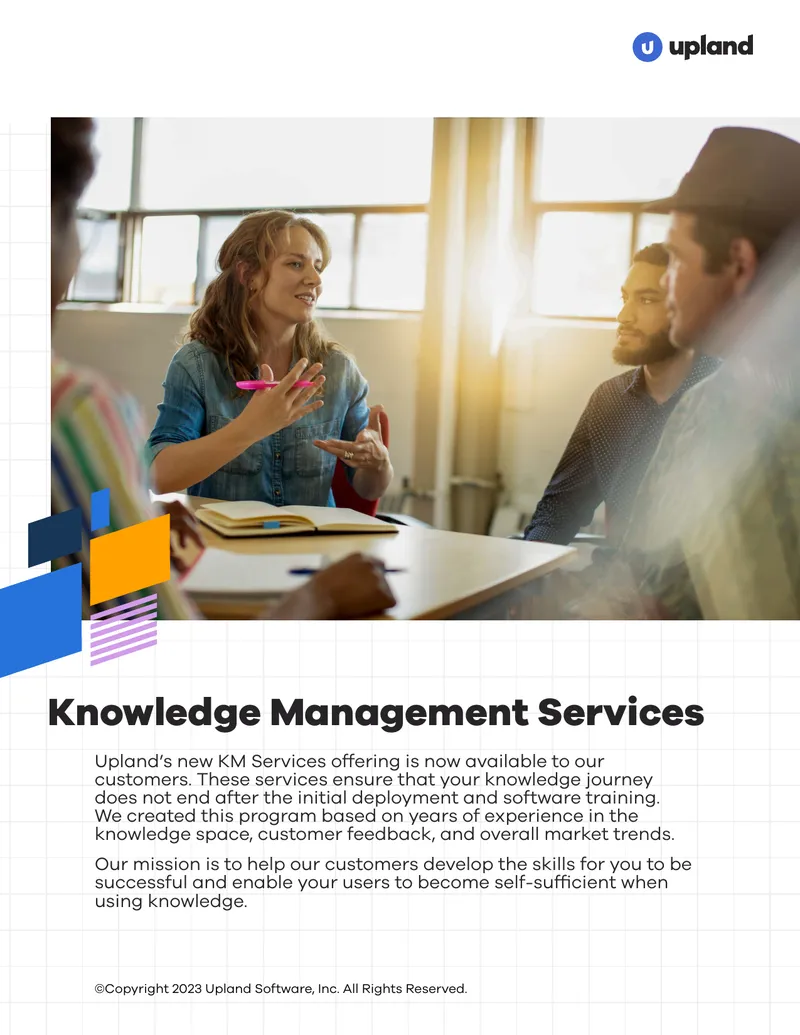 Knowledge Management Services Overview