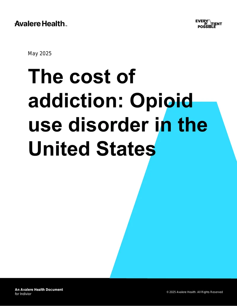 Cost Analysis of Opioid Use Disorder in the United States