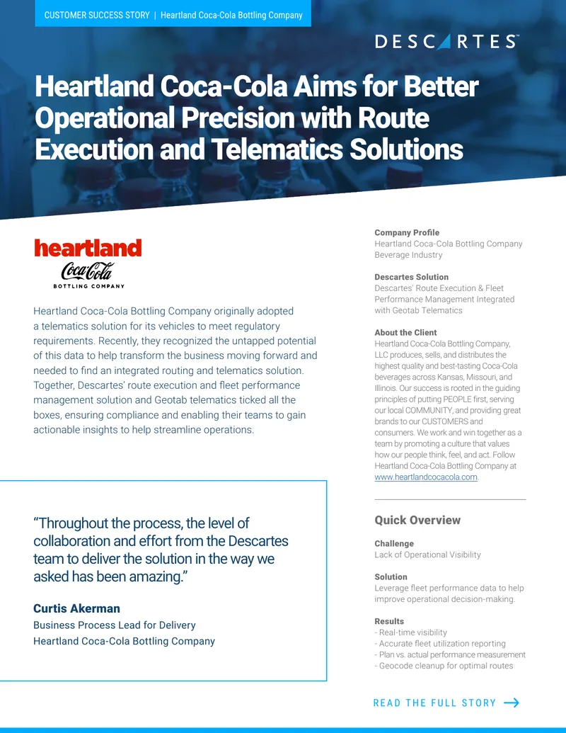 Heartland Coca-Cola Operational Precision Enhancement
