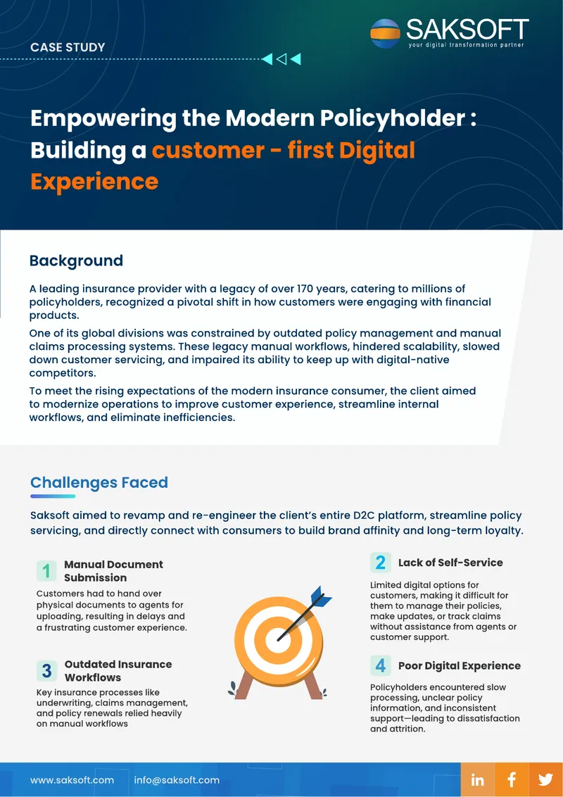 Empowering the Modern Policyholder Case Study