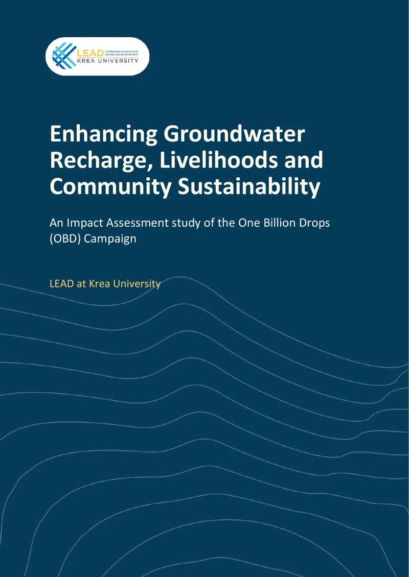Impact Assessment of One Billion Drops Campaign