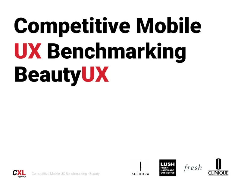 Competitive Mobile UX Benchmarking for Beauty Websites