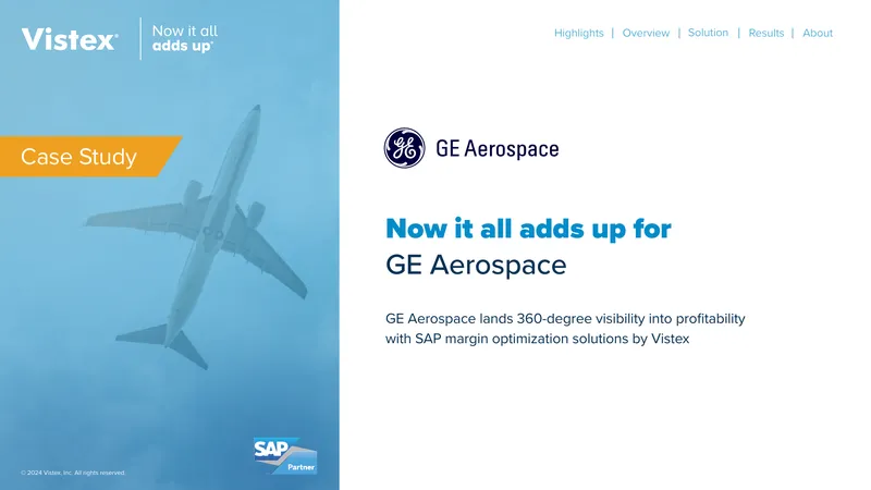 GE Aerospace SAP Margin Optimization Case Study