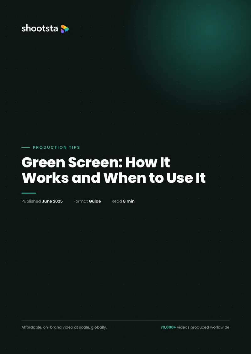 Green Screen Video Production Techniques Guide