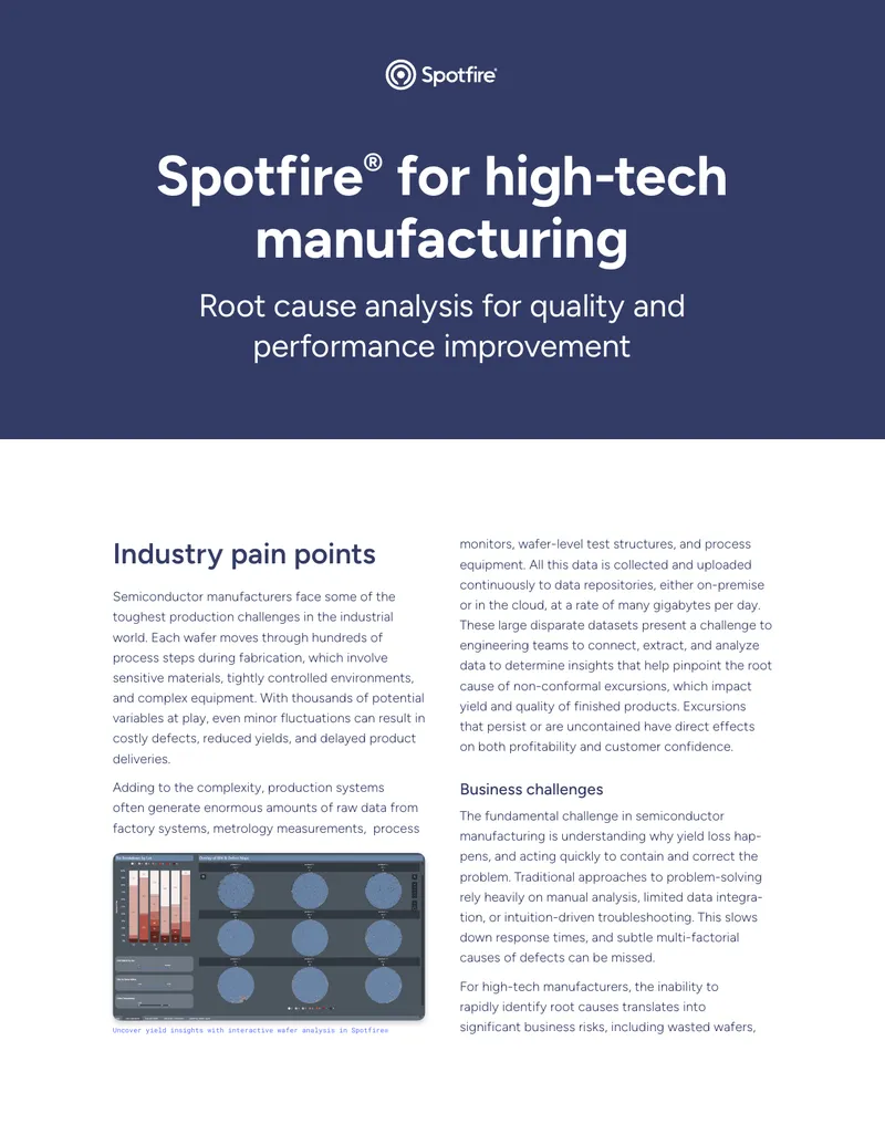 Root Cause Analysis for Semiconductor Manufacturing