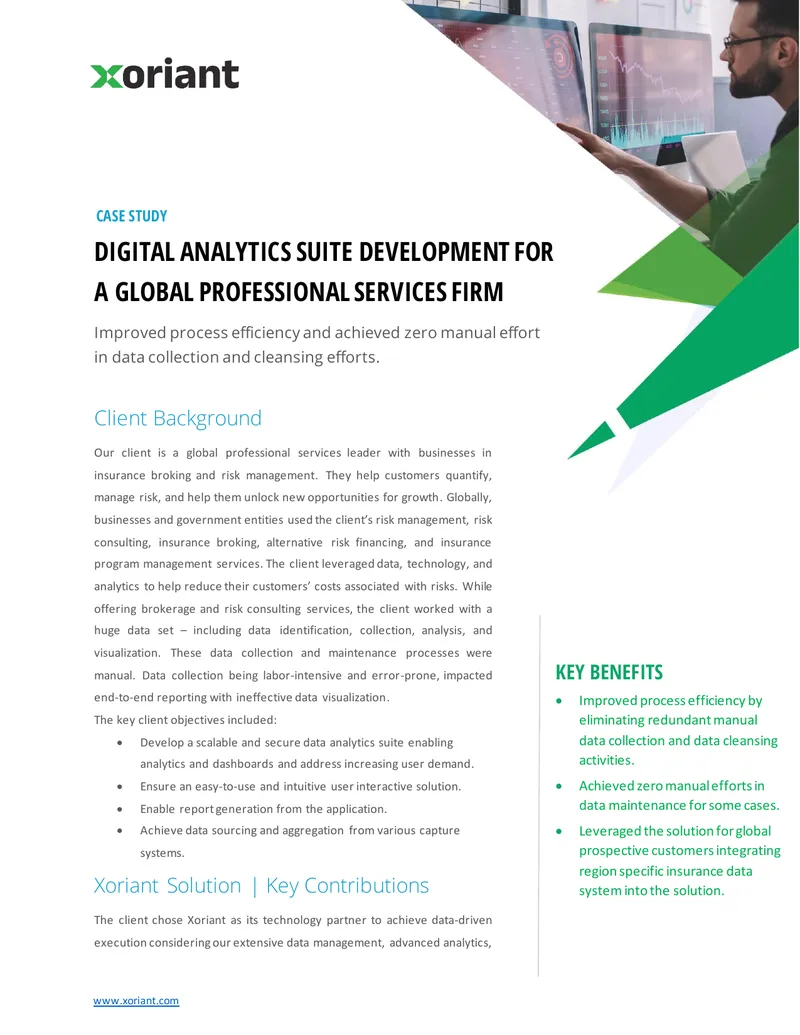 Digital Analytics Suite Development Case Study