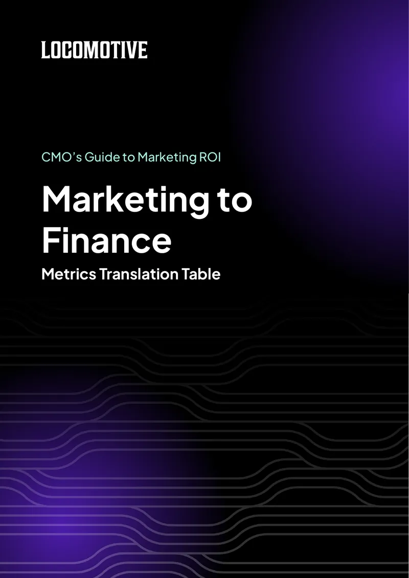 CMO's Guide to Marketing ROI Metrics Translation