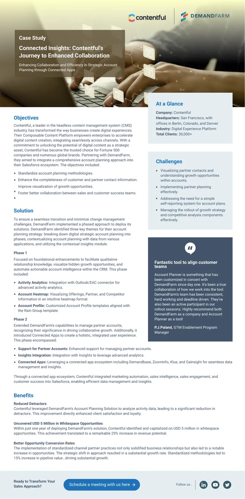 Enhancing Collaboration and Efficiency in Strategic Account Planning through Connected Apps