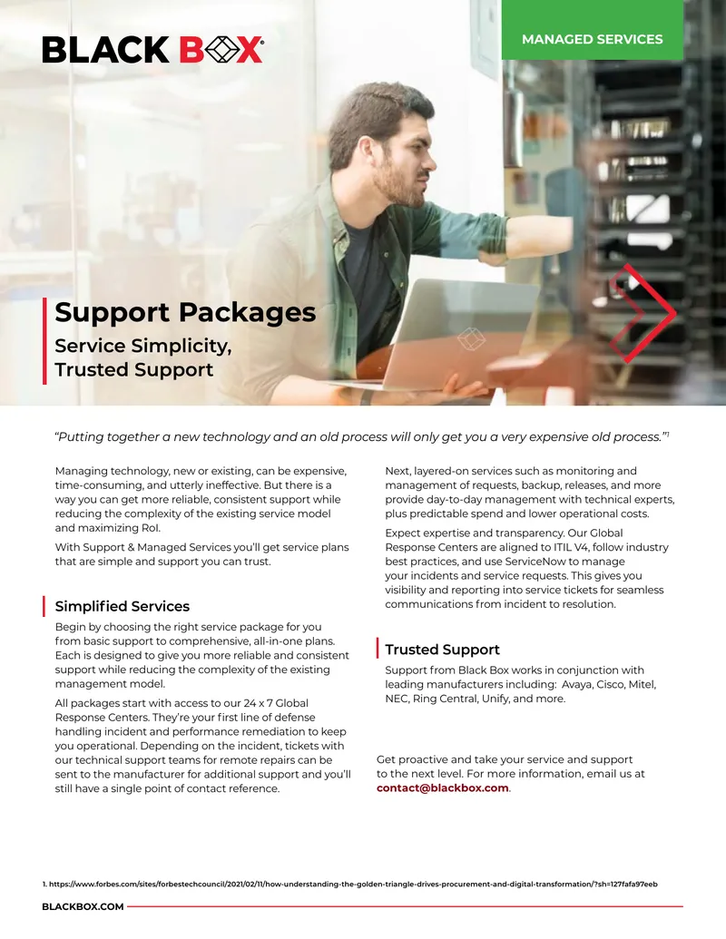Support and Managed Services Overview