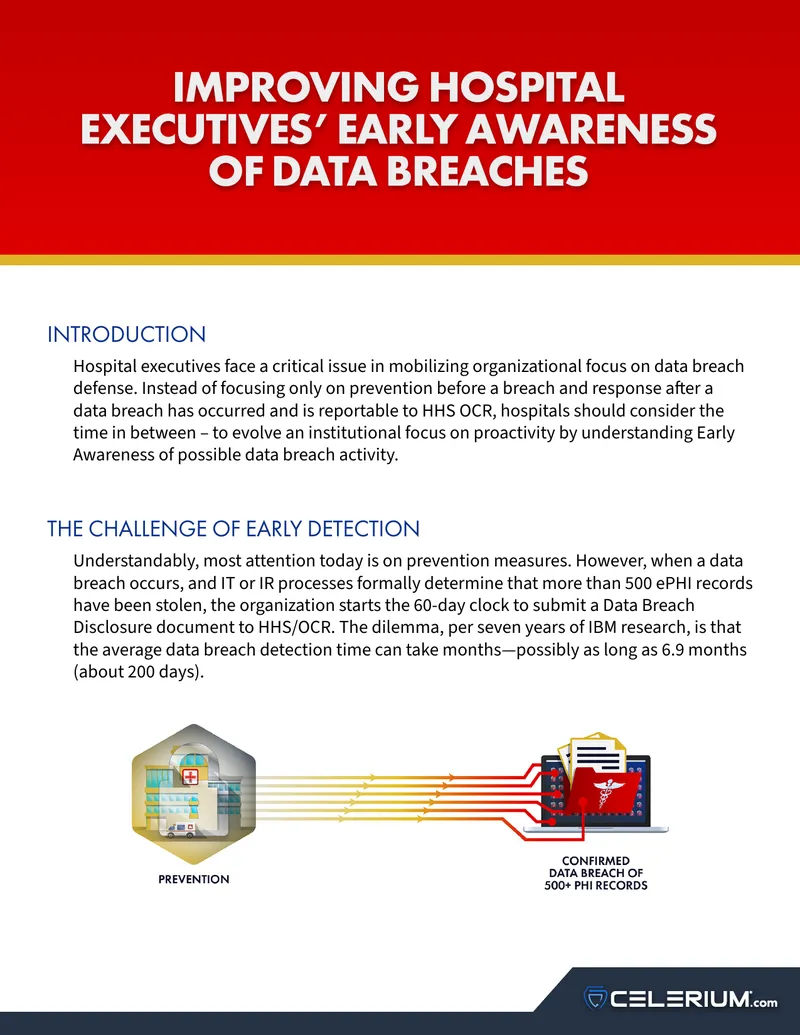 Improving Hospital Executives' Awareness of Data Breaches