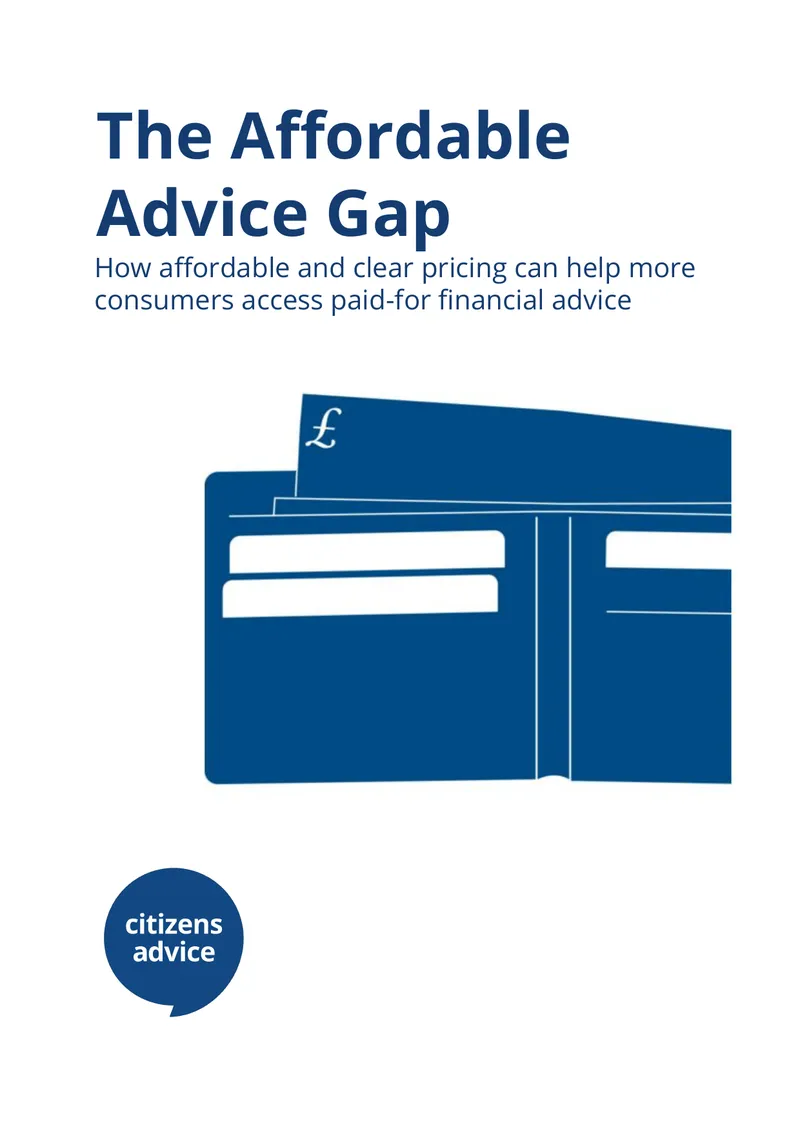 Affordable Financial Advice Accessibility Report