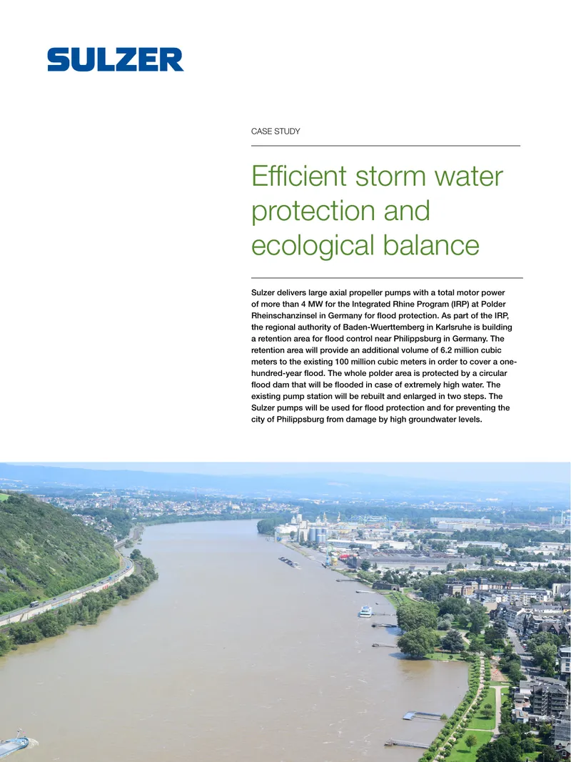 Efficient Storm Water Protection Case Study