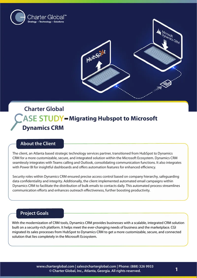 Migrating HubSpot to Microsoft Dynamics CRM