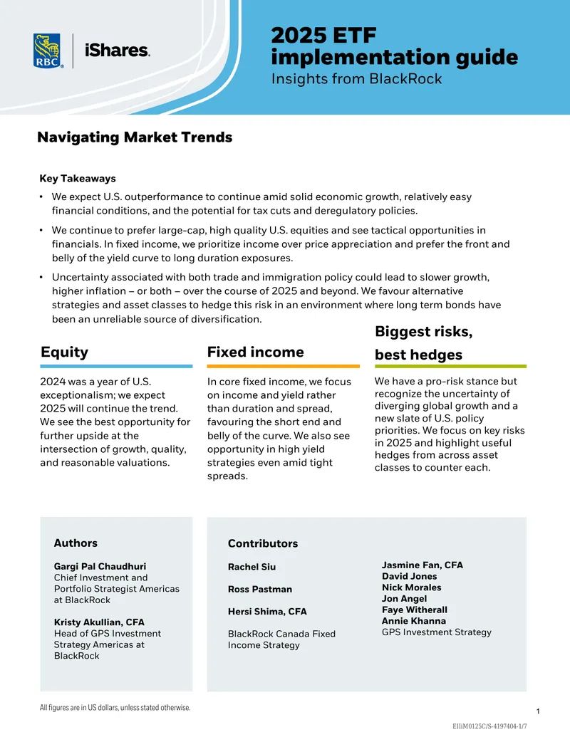 2025 ETF Implementation Guide