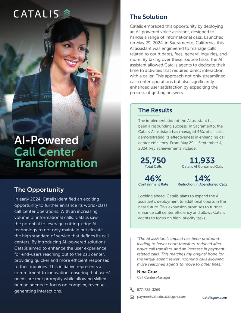 AI-Powered Call Center Transformation