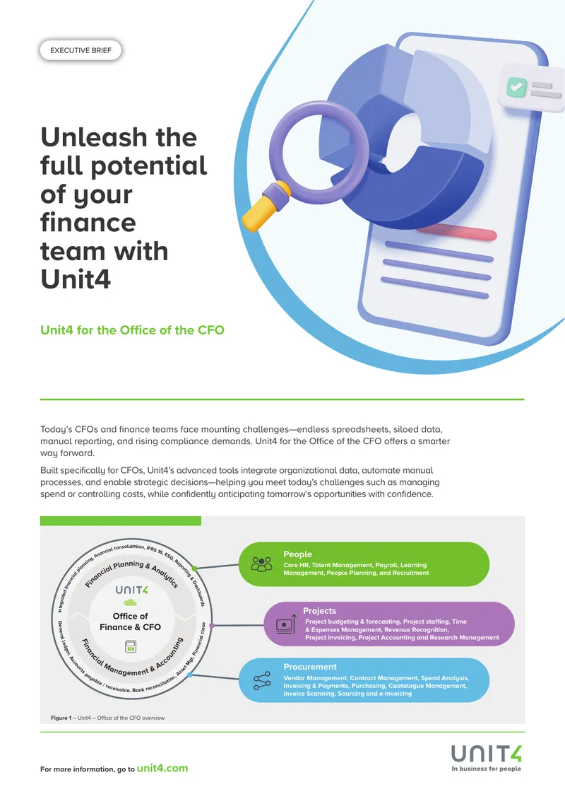 Unit4 for the Office of the CFO Overview