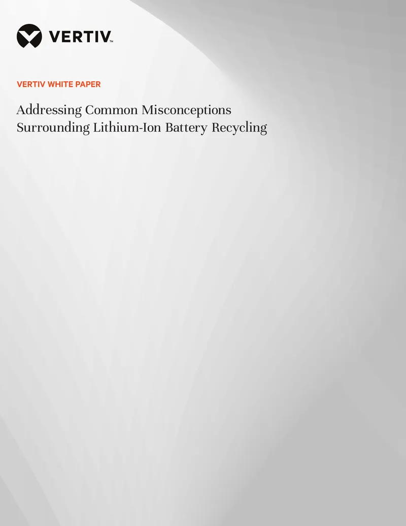 Addressing Misconceptions About Lithium-Ion Battery Recycling