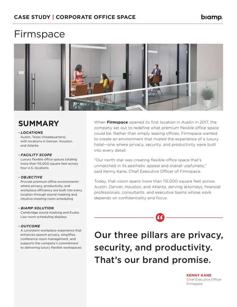 Firmspace Premium Office Space Case Study