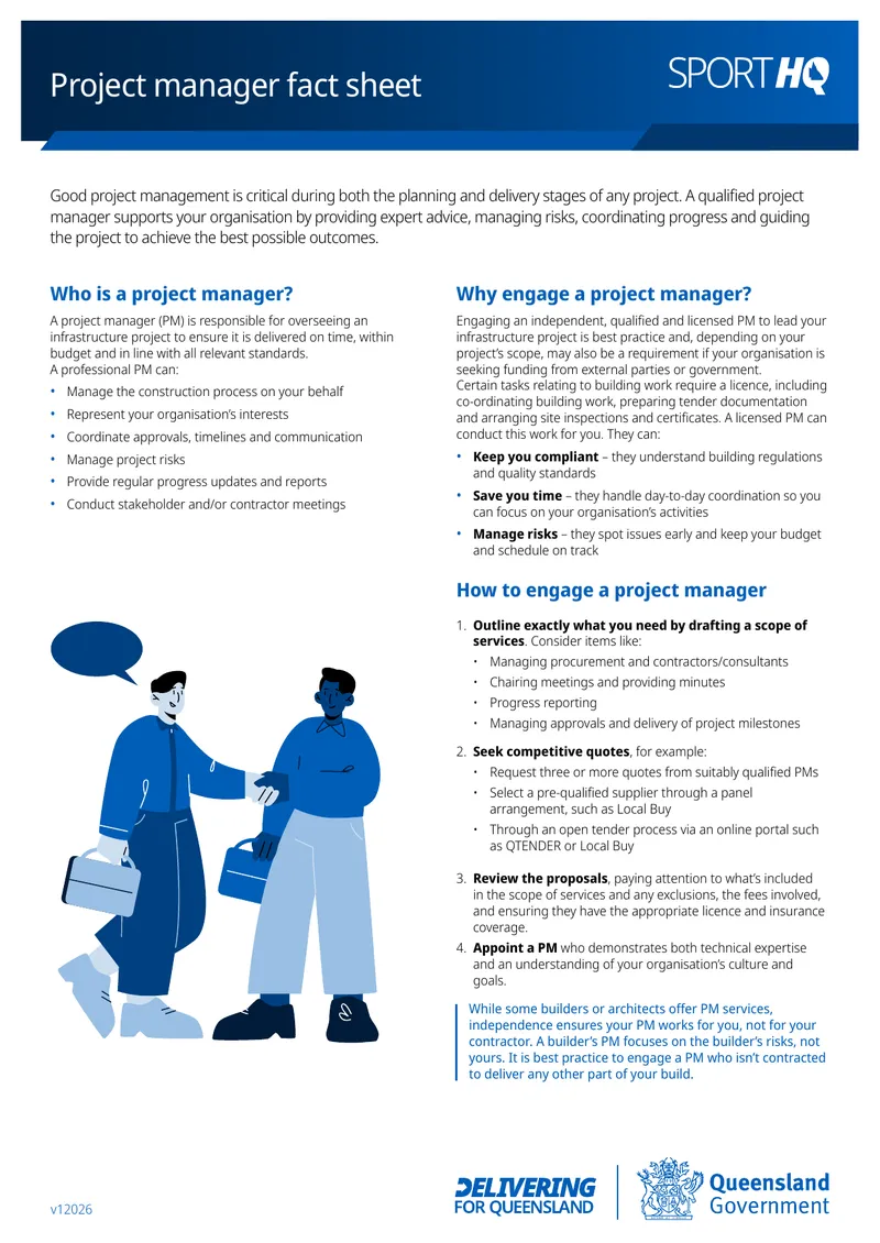 Project Manager Responsibilities and Engagement Process