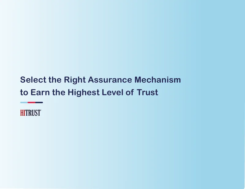 Selecting Assurance Mechanisms for Data Protection