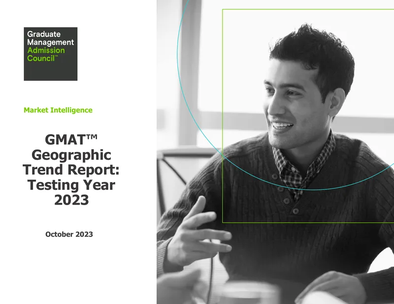 GMAT Geographic Trend Report for Testing Year 2023