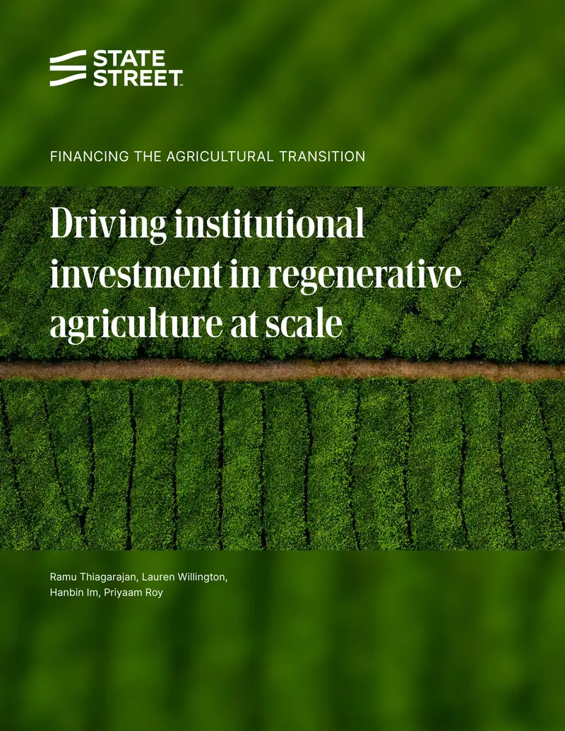 Financing Institutional Investment in Regenerative Agriculture