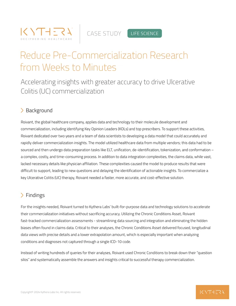 Reducing Pre-Commercialization Research Time