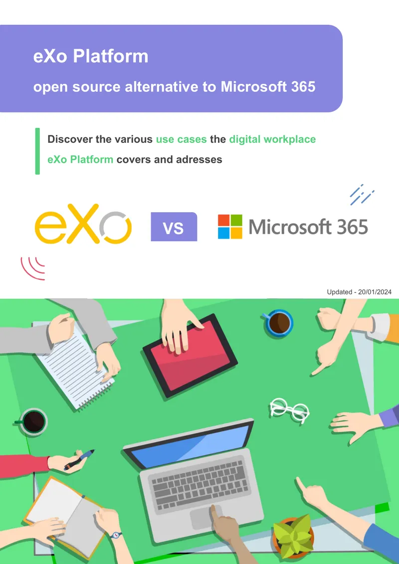 eXo Platform Comparison with Microsoft 365