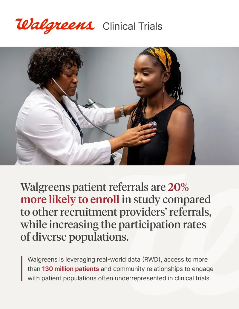 Walgreens Clinical Trials Patient Engagement Strategy