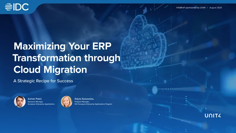 Maximizing ERP Transformation through Cloud Migration