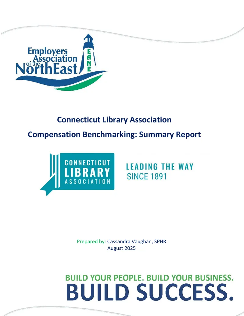 Connecticut Library Association Compensation Benchmarking Report