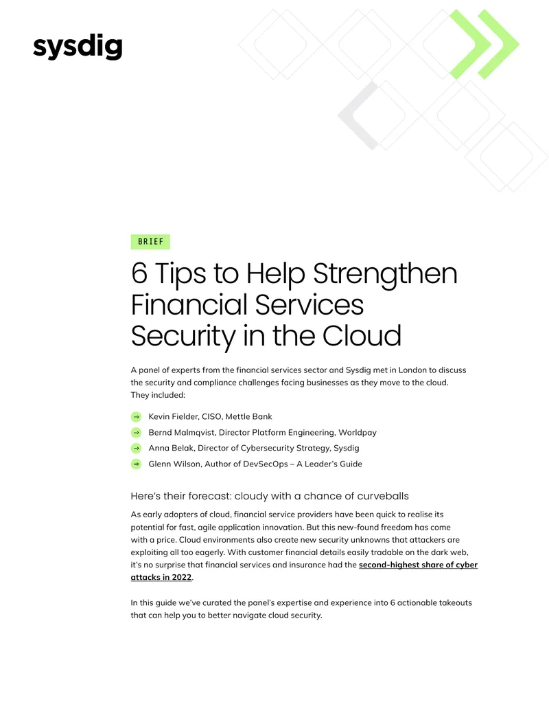 Tips for Strengthening Financial Services Security in the Cloud