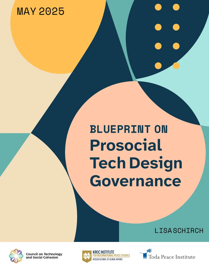Blueprint on Prosocial Tech Design Governance