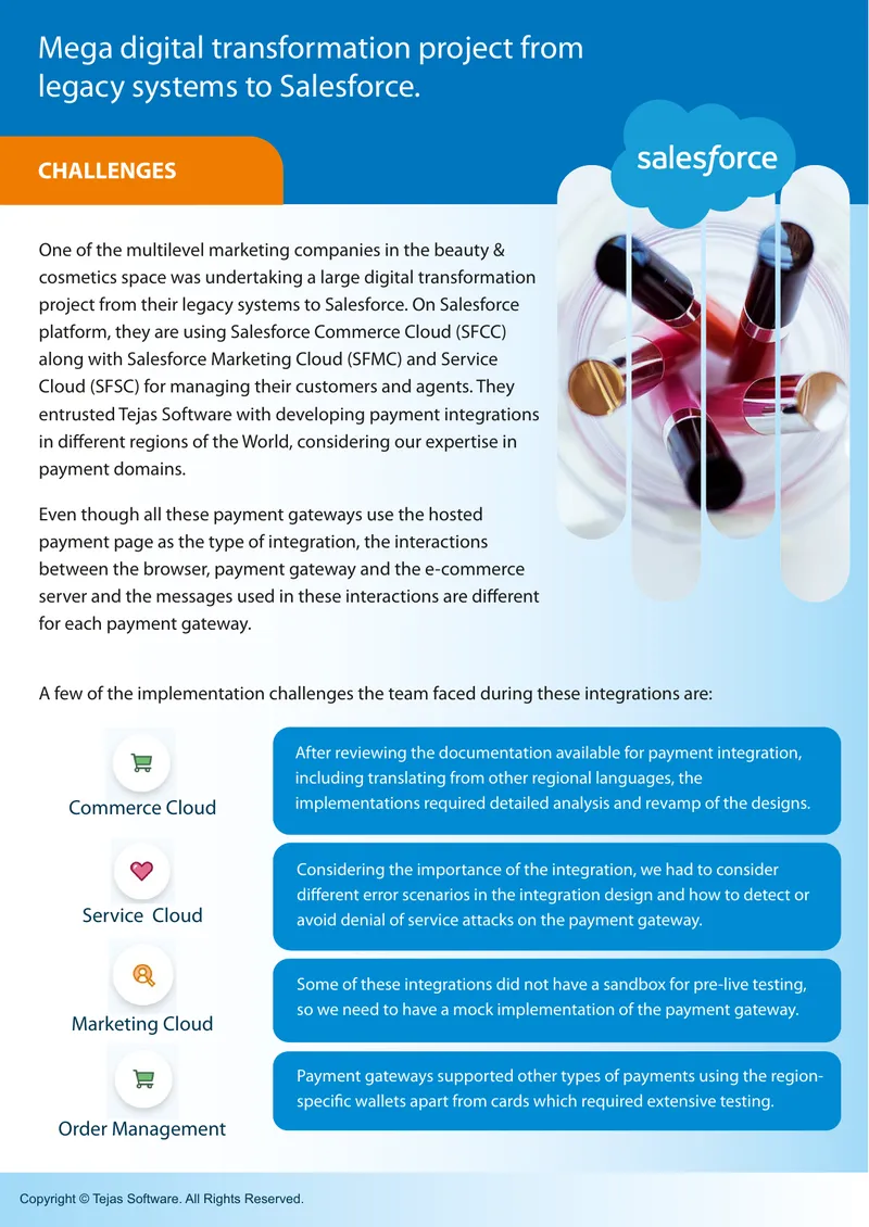 Digital Transformation Project for Payment Integrations